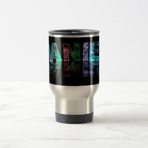 Caneca Térmica O Daniel conhecido em 3D ilumina-se (a fotografia)