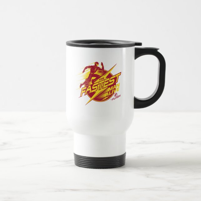 Caneca Térmica O Flash | O Homem Mais Vivo (Direita)