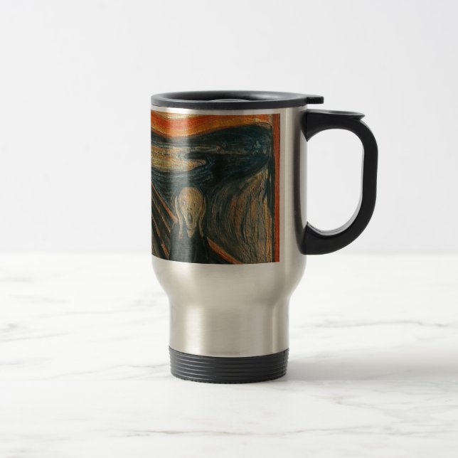 Caneca Térmica O Gritar (texturizado) de Edvard Munch (Direita)