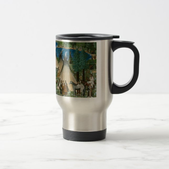 Caneca Térmica O Lago Nez Perce ~ Wallowa (Direita)
