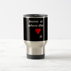 Caneca Térmica O lar é onde está o coração