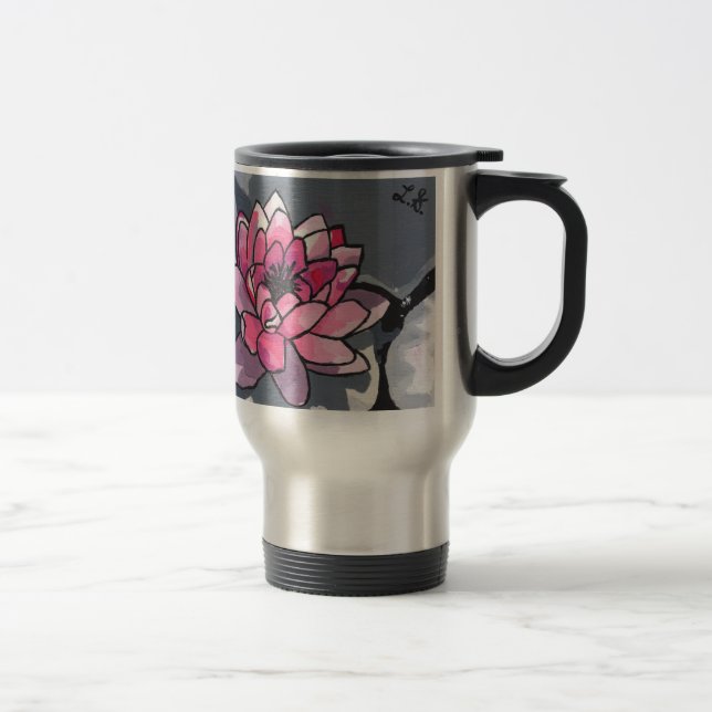 Caneca Térmica O lírio de água (Direita)