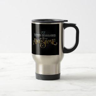 Caneca Térmica O Marido da Minha Esposa é Incrível