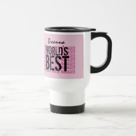 Caneca Térmica O melhor assistente de gerente de enfermeiros V01G