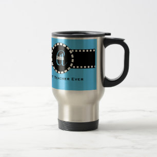 Caneca Térmica O melhor AZUL V05 conhecido do monograma e do
