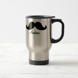 CANECA TÉRMICA O MELHOR BIGODE PRETO PERSONALIZADO