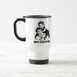 Caneca Térmica O Melhor Café Pai - Engraçado e Encantador