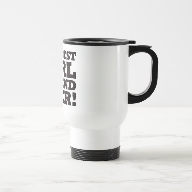 Caneca Térmica O melhor namorada nunca (Direita)