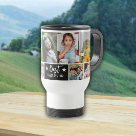 Caneca Térmica O Melhor Pai Já Criou Sua Própria Colagem De Fotog