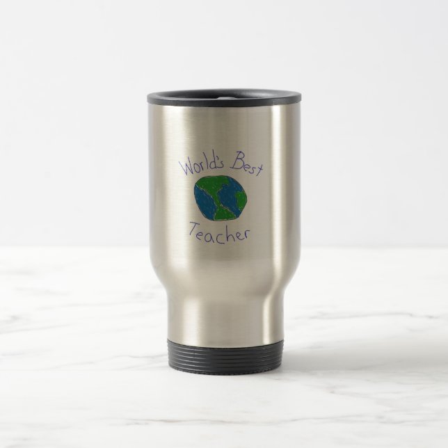 Caneca Térmica O melhor professor do mundo (Centro)