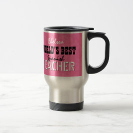Caneca Térmica O melhor professor ESPANHOL V19 do mundo