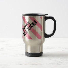 Caneca Térmica O melhor rosa do professor nunca listra o nome