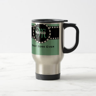 Caneca Térmica O melhor VERDE conhecido do monograma e do costume