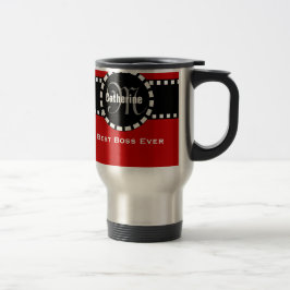 Caneca Térmica O melhor VERMELHO conhecido do monograma e do