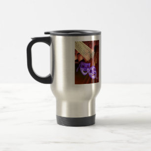 Caneca Térmica O mundo é um palco. O deus é a audiência.