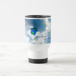 Caneca Térmica O Mundo Inteiro Nas Mãos