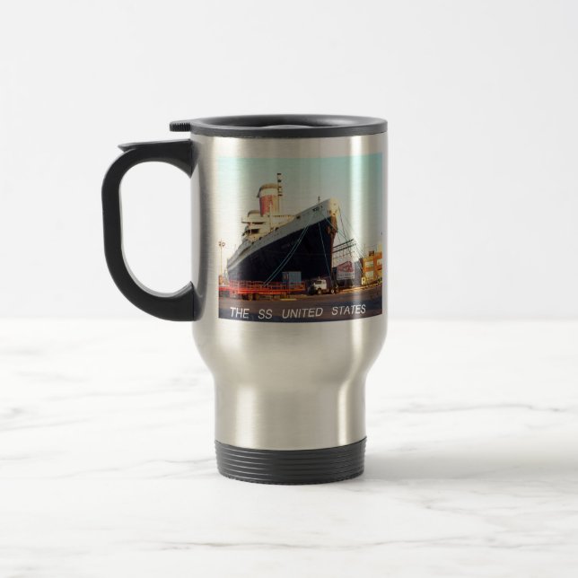 Caneca Térmica O Ocean Liner dos Estados Unidos  (Esquerda)