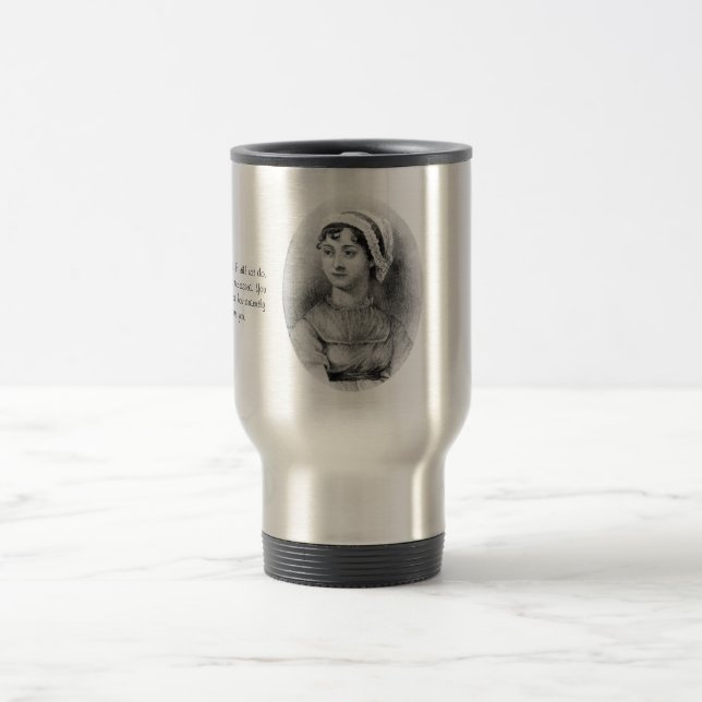 Caneca Térmica O orgulho de Jane Austen (Centro)