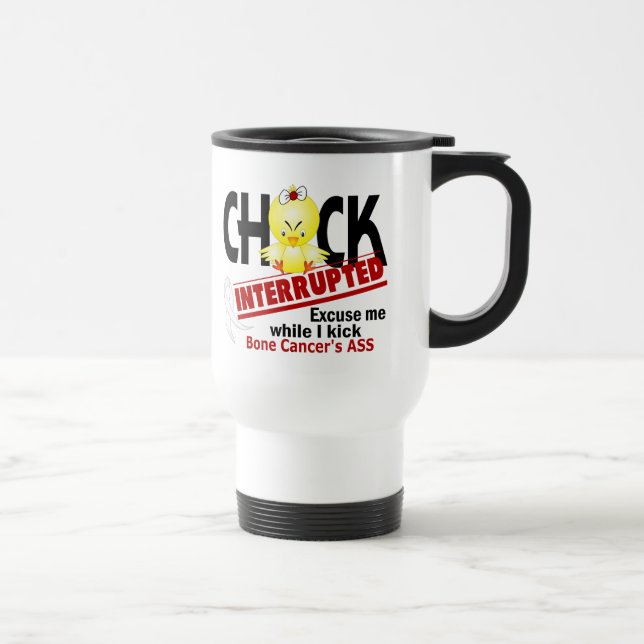 Caneca Térmica O pintinho interrompeu o cancer de osso 2 (Direita)