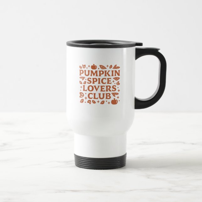 Caneca Térmica O Pumpkin Spice Lovers Club (Direita)