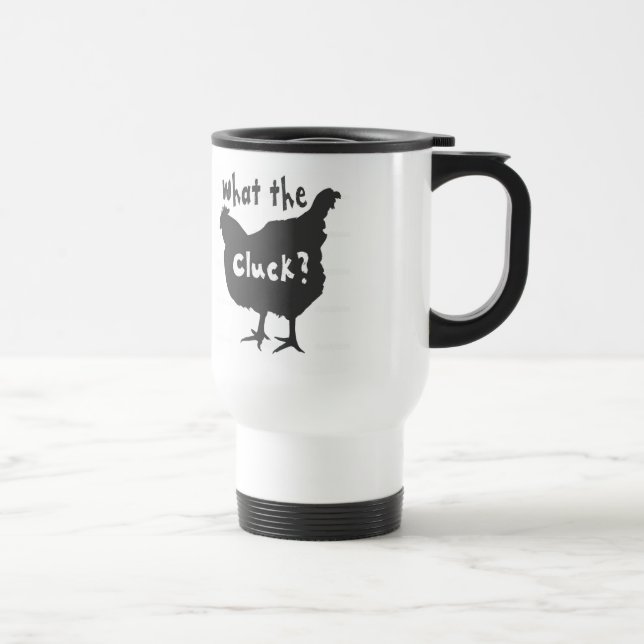 Caneca Térmica O que é que o frango está fazendo? (Direita)