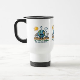 Caneca Térmica O Relógio Está Contando | Consciência Ecológica Te
