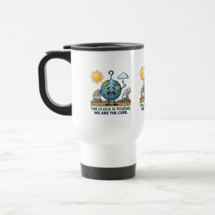 Caneca Térmica O Relógio Está Contando   Consciência Ecológica Te