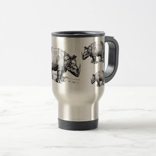 Caneca Térmica O Rinoceronte         (Frente Esquerda)