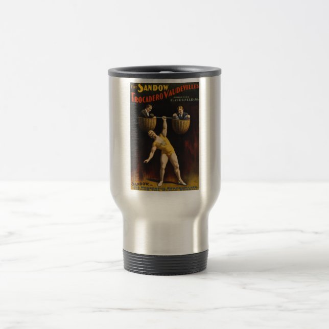 Caneca Térmica O Sandow Eugen Sandow Levantador de Peso de Vaudev (Centro)