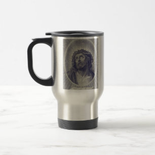 Caneca Térmica O Santo Rosto De Jesus Com Coroa De Espinhos Arte