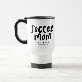 Caneca Térmica O tipo negro de moda da mãe de futebol personaliza