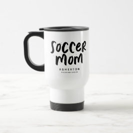 Caneca Térmica O tipo negro de moda da mãe de futebol personaliza