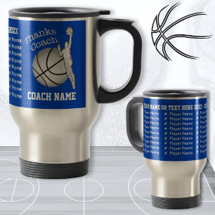 Caneca Térmica O treinador de basquetebol dá presentes PERSONALIZ