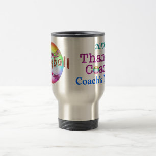 Caneca Térmica O treinador personalizado bonito agride seus NOME