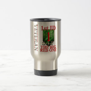 Caneca Térmica ø Vermelho grande um OIF da divisão de infantari