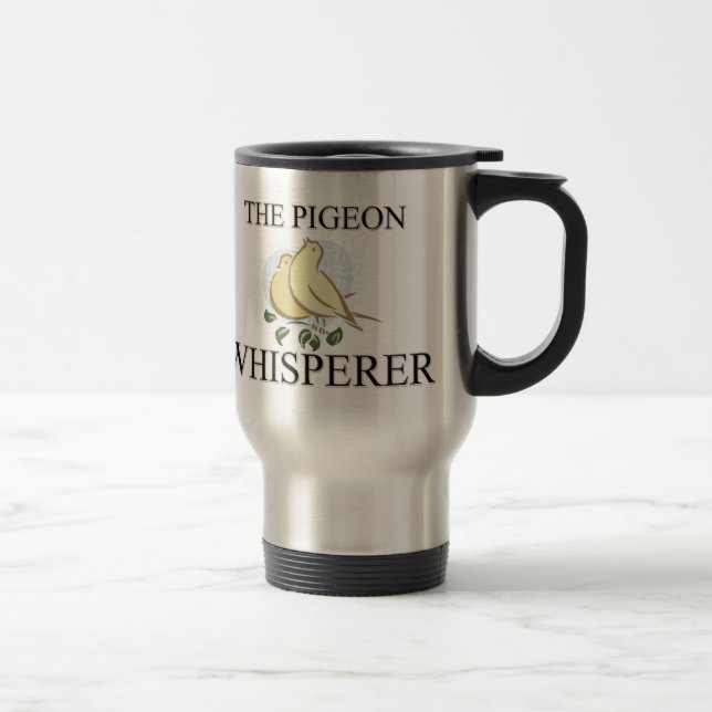 Caneca Térmica O Whisperer do pombo (Direita)