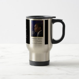 Caneca Térmica Obama com JFK - Café Mug