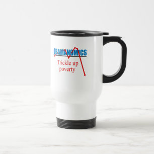 Caneca Térmica Obamanomics - gotejamento acima da pobreza