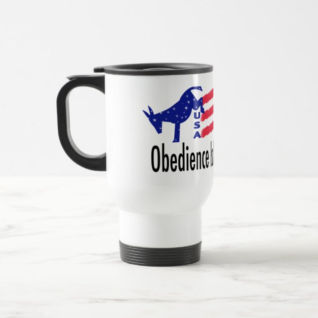 Caneca Térmica Obediência Patriotismo (Esquerda)