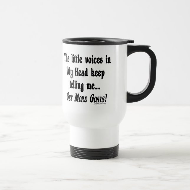 Caneca Térmica Obtenha Mais Cabras Engraçadas (Direita)