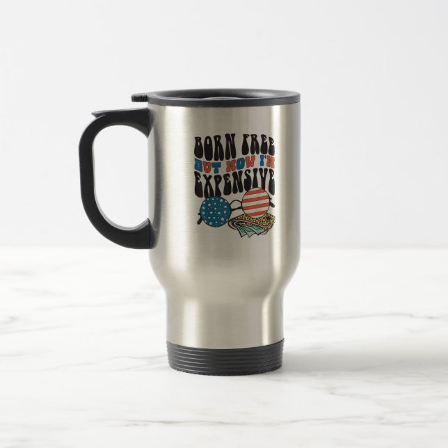 Caneca Térmica Óculos de sol retrorreflectores sem Nascer, mas ag (Esquerda)