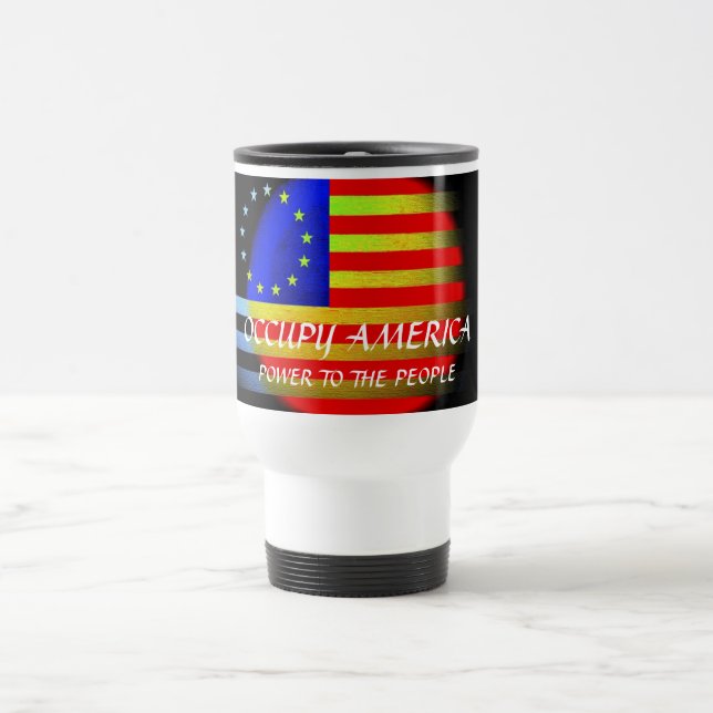 CANECA TÉRMICA OCUPAR A POTÊNCIA AMERICA PARA AS PESSOAS (Centro)