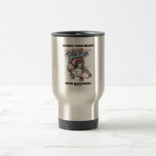 Caneca Térmica Ocupe seu coração com a felicidade (anatômica)