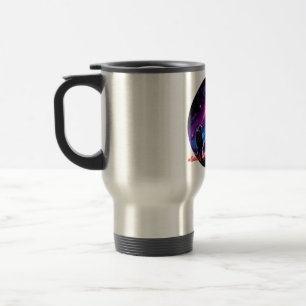 Caneca Térmica "Odisseia Celestial - Perfurando pelo Cosmos"