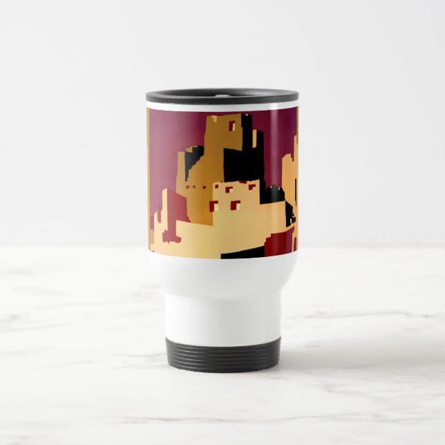 Caneca Térmica Oeste do Sudoeste Pueblo WPA Nacional (Centro)