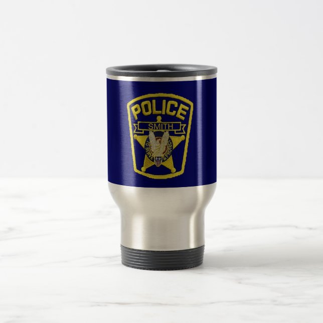 Caneca Térmica Oficial de Polícia Personalizado (Centro)