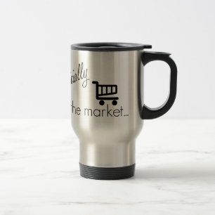 Caneca Térmica Oficialmente fora do design engraçado do casamento