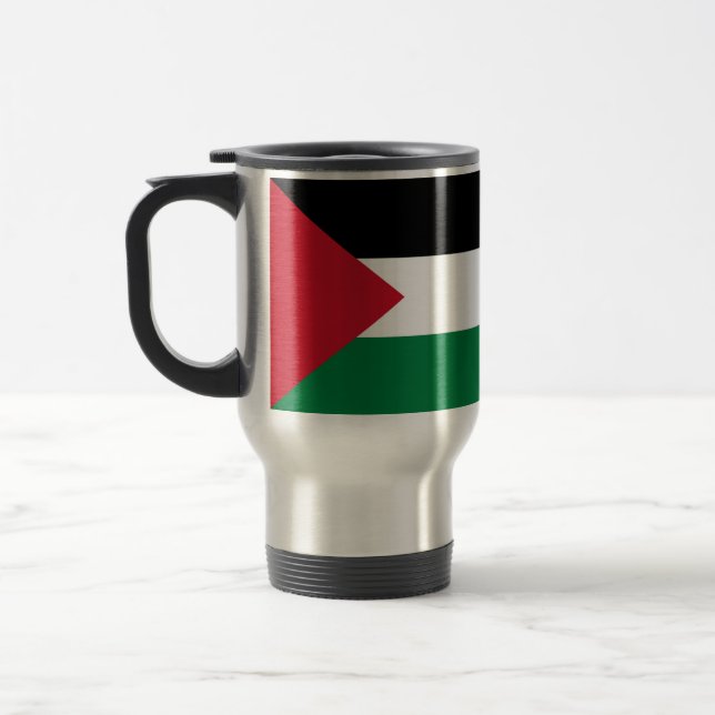 Caneca Térmica oficialmente pavilhão do Estado da Palestina (Esquerda)