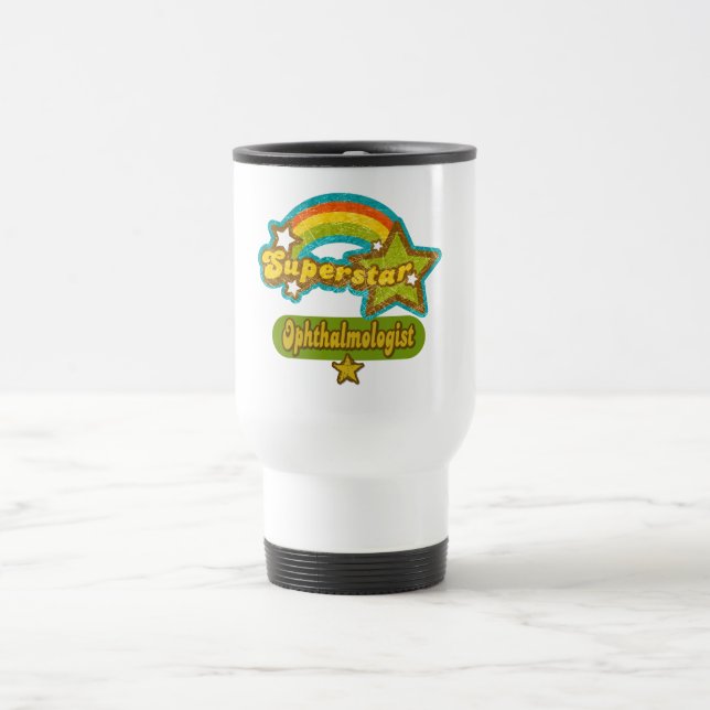 Caneca Térmica Oftalmologista da estrela mundial (Centro)