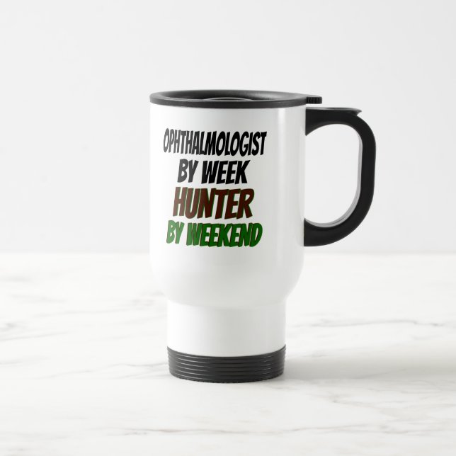 Caneca Térmica Oftalmologista por Semana Hunter no Fim de Semana (Direita)